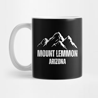 Amount Lemmon Arizona Tucson Santa Mountains Mug